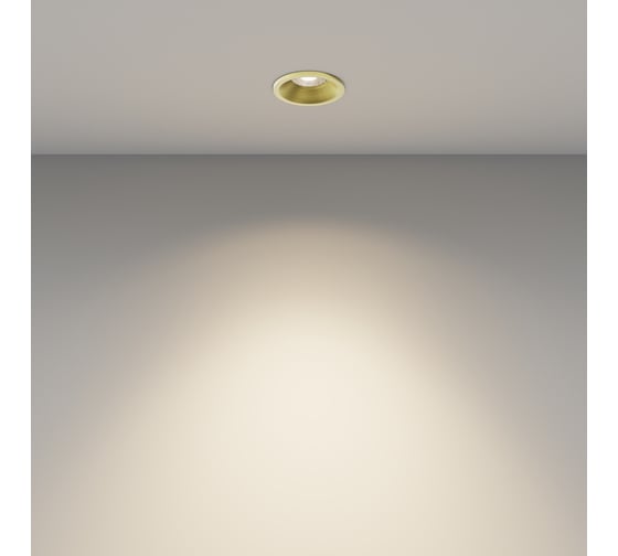 Встраиваемый светильник MAYTONI Mini LED 7W Латунь DL059-7W3K-BS