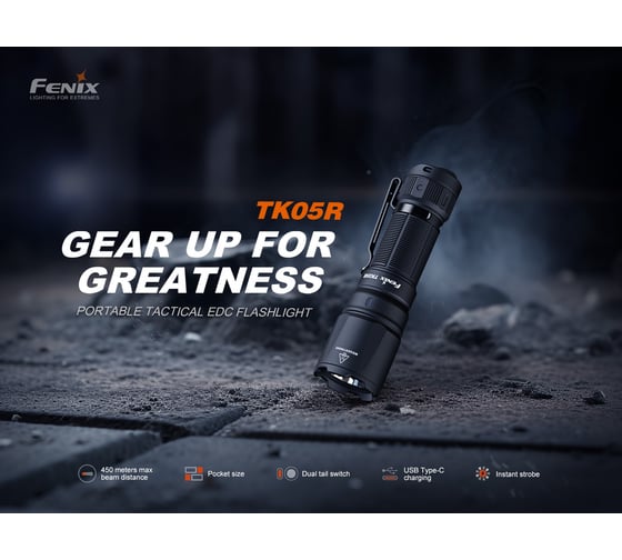 Фонарь Fenix TK05R