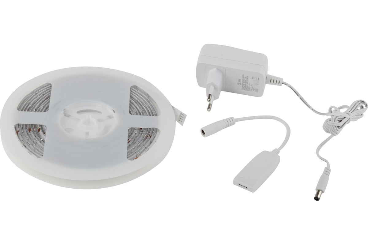 Комплект светодиодной ленты ЭРА 5050-30-RGB-IP65-Wifi-5m, 12V, 4/32/192 .