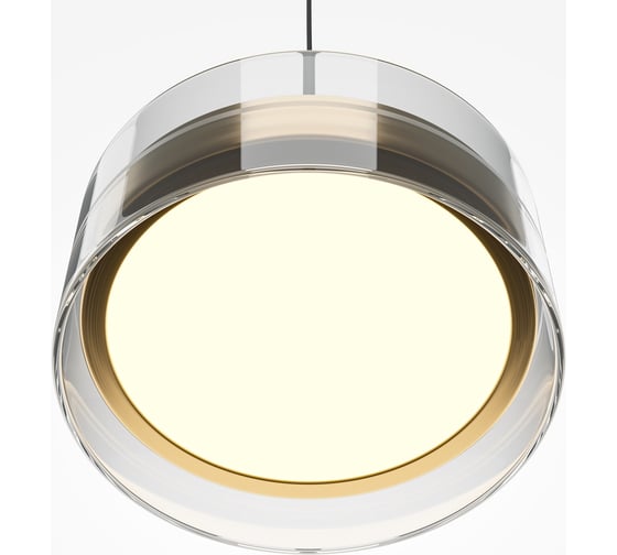 Подвесной светильник MAYTONI Dress code LED 14W Черный и Латунь MOD348PL-L14BBS3K