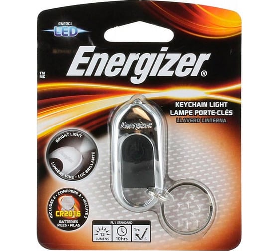 Фонарь Energizer Hi-Tech Key Ring + 2хCR2016 Е300695400