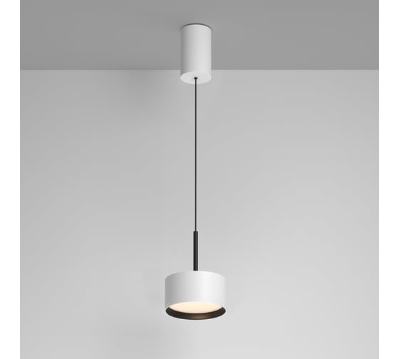 Подвесной светильник MAYTONI Glare LED 12W Белый P102PL-12W3K-W 1