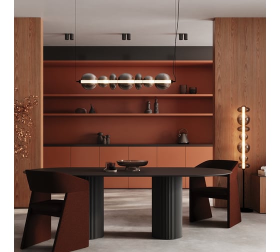 Подвесной светильник MAYTONI Futuro LED 40W Латунь MOD307PL-L40BS3K