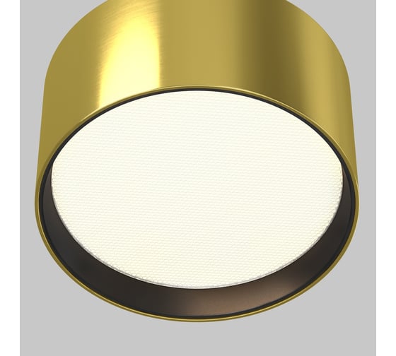 Потолочный светильник MAYTONI Glare LED 12W Латунь C091CL-12W3K-BS