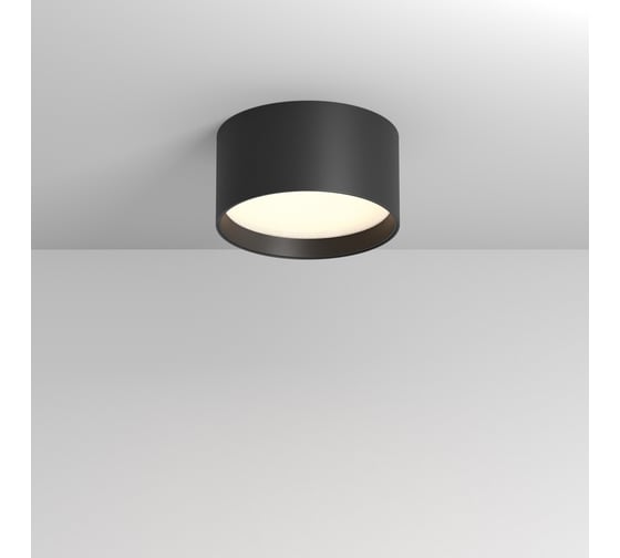 Потолочный светильник MAYTONI Glare LED 12W Черный C091CL-12W3K-B
