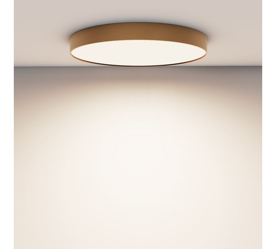 Потолочный светильник MAYTONI Zon LED 90W Матовое Золото C032CL-90W4K-RD-MG