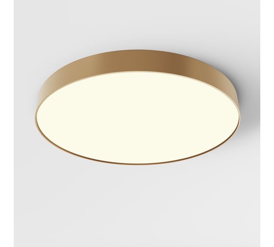 Потолочный светильник MAYTONI Zon LED 90W Матовое Золото C032CL-90W3K-RD-MG