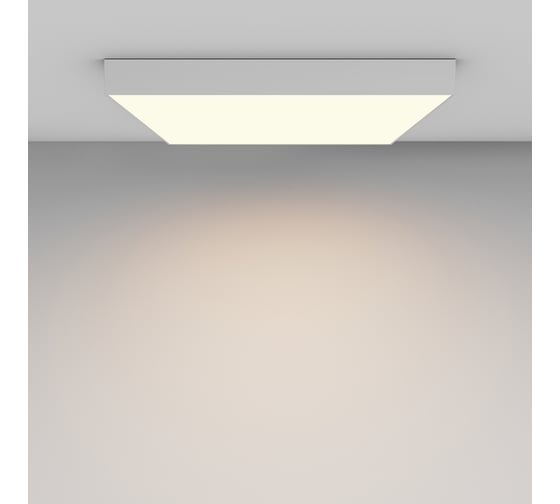 Потолочный светильник MAYTONI Zon LED 90W Белый C032CL-90W3K-SQ-W