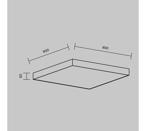 Потолочный светильник MAYTONI Zon LED 90W Белый C032CL-90W3K-SQ-W
