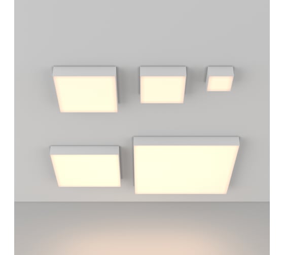 Потолочный светильник MAYTONI Zon LED 90W Белый C032CL-90W3K-SQ-W