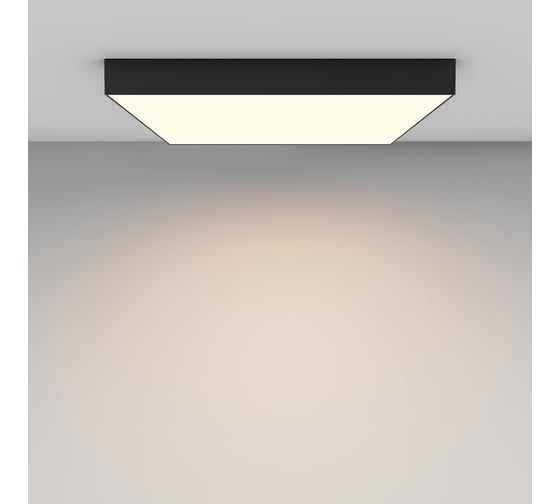Потолочный светильник MAYTONI Zon LED 90W Черный C032CL-90W3K-SQ-B
