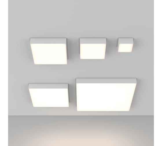 Потолочный светильник MAYTONI Zon LED 45W Белый C032CL-45W4K-SQ-W