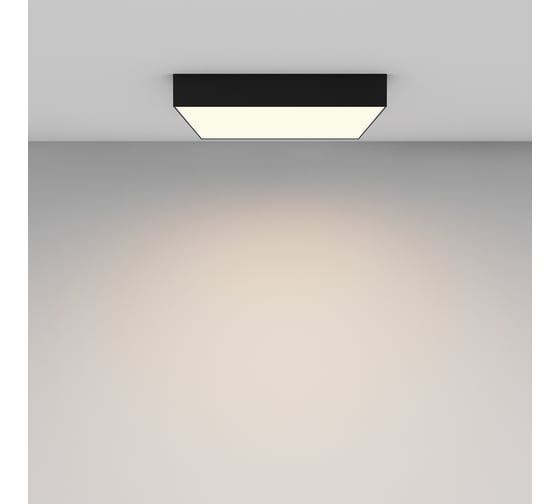 Потолочный светильник MAYTONI Zon LED 45W Черный C032CL-45W3K-SQ-B