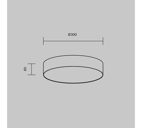 Потолочный светильник MAYTONI Zon LED 36W Черный C032CL-36W4K-RD-B
