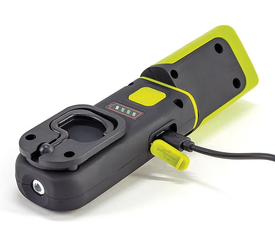 Фонарь ЯРКИЙ ЛУЧ OPTIMUS ACCU Pocket Twist 5W COB 100/350лм +SMD 70лм, крюк/магнит, Li-Ion 1200mA 4606400106340