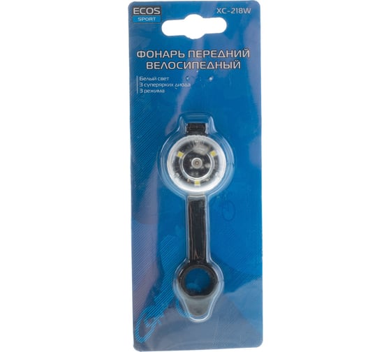 Передний велосипедный фонарь Ecos XC-218W 323462