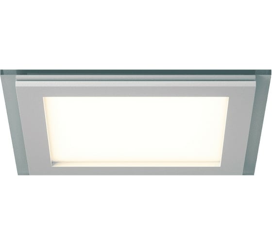 Встраиваемый светильник SWG P-S200-18-NW, 18Вт, 4000-4500К квадрат, стеклянная панель 00-00001810