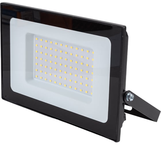 Светодиодный прожектор Ultraflash LFL-10001 C02 черный LED SMD, 100 Вт, 230В, 6500К 14285
