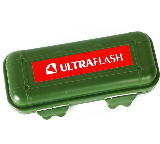 Светодиодный фонарь Ultraflash E1337 3,7В, черный, XPE + COB LED, 3 Ватт, 3 режима, бокс 14269