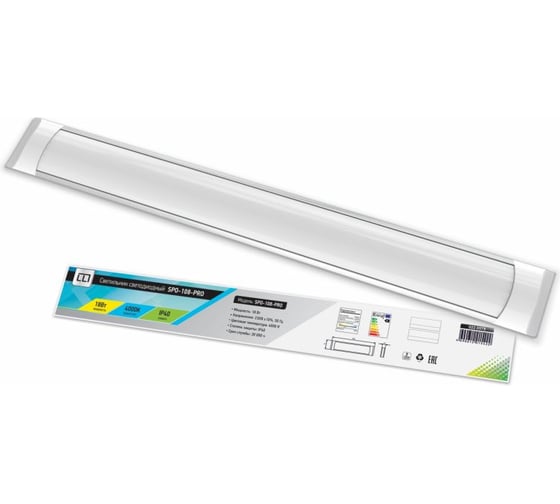 Светодиодный светильник LLT SPO-108-PRO, 18Вт 230В 4000К 1300Лм 600мм IP40 4690612015422 1