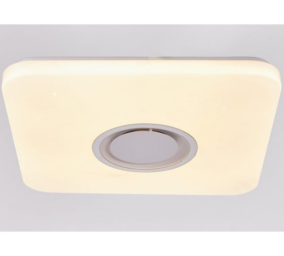 Светильник BayerLux с ПДУ 74615/1 MP3 LED 80Вт 3000-6000К диммер белый 43х43х6,8 см 4941584
