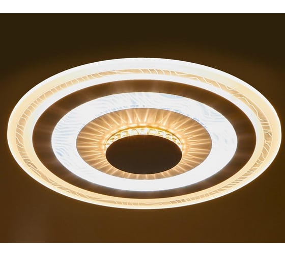Светильник BayerLux с ПДУ 74637/1 LED 108Вт диммер 3000-6000К белый 50х50х4 см 4941596
