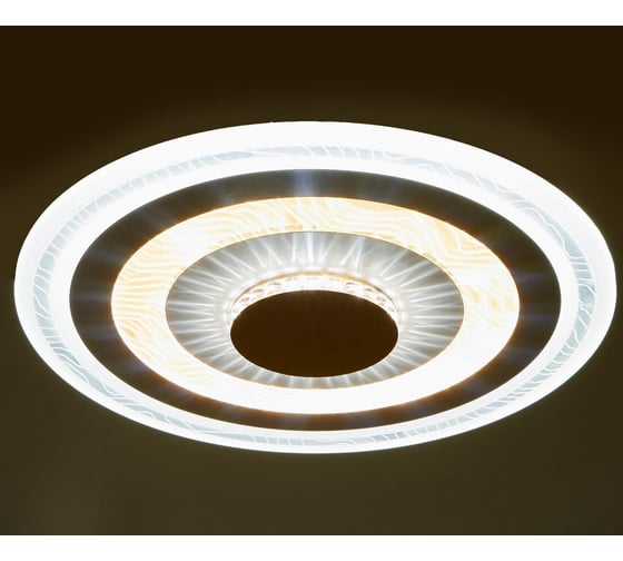 Светильник BayerLux с ПДУ 74637/1 LED 108Вт диммер 3000-6000К белый 50х50х4 см 4941596