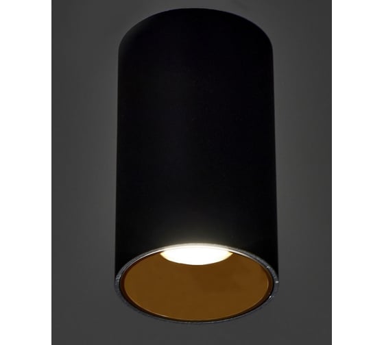 Светильник BayerLux 671515/1 LED 12Вт черный-золото 7,5х7,5х15 см 4665605