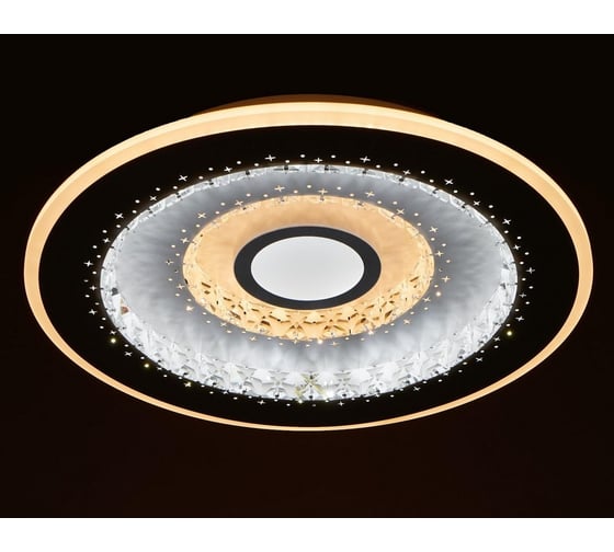 Светильник BayerLux с ПДУ 74640/1 LED 107Вт диммер 3000-6000К белый 49,2х49,2х6 см 4941597