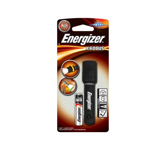 Фонарь Energizer X-Focus + 1хAA Е300669300