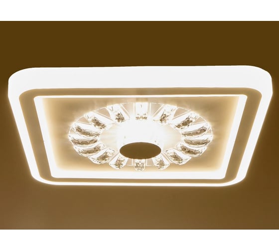 Светильник BayerLux с ПДУ 74644/1 LED 100Вт диммер 3000-6000К белый 48х48х7 см 4941600