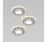 Светильник встраиваемый Elektrostandard с LED подсветкой 2170 MR16 дымчатый/прозрачный (комплект 3 шт) a069523 1