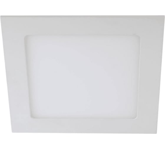 Квадратный светодиодный светильник ЭРА, LED 296K /1 9W 220V 4000K Б0048930 1