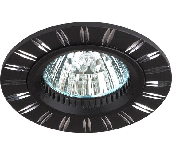 Штампованный поворотный светильник ЭРА, KL33 AL/BK/1 MR16, 12V Б0049557 1