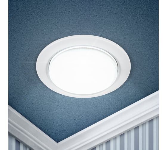 Светильник ЭРА под лампу Gx53, KL70 WH /1 тонкий, 220V, 13W, белый Б0048955