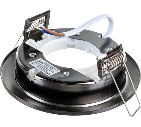 Светильник ЭРА под лампу Gx53 KL35 BK /1 к, 220V, 13W, черный металл Б0048945