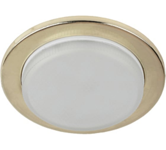Светильник под лампу ЭРА KL70 GD /1 Gx53 тонкий, 220V, 13W, золото 40/2200 Б0048954
