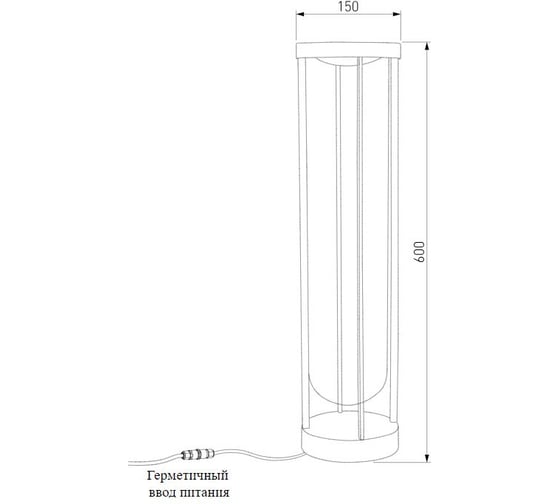 Светильник садово-парковый светодиодный Elektrostandard Ritz черный 35183/F черный a068268