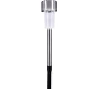 Садовый светильник Smartbuy на солнечной батарее, нержавеющая сталь, пластик, 31 см SBF-101