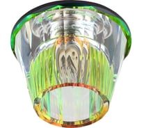 Декоративный светильник ЭРА, бокал, DK43, MIX/WH G9,220V, 40W, мультиколор/прозрачный 30/900 C0043838