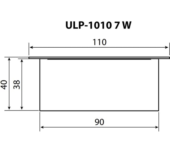 Светильник ULP-1010 7W/4000К IP40 GRILYATO OPAL WHITE Uniel UL-00012450