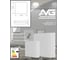 Наружная безрамочная светодиодная квадратная панель AVG SSFP 24Вт, 4000K SSFP 24W 4К 4
