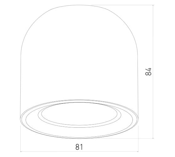 Накладной светильник Elektrostandard DLN116 GU10 белый a050672