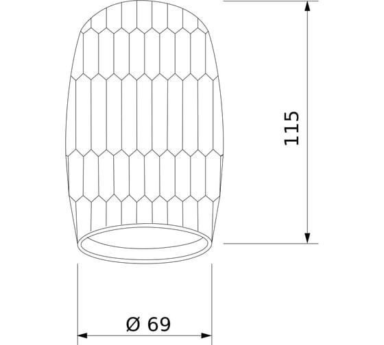 Накладной светильник Elektrostandard GU10 золото DLN104 a047724