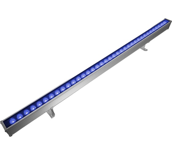 Светодиодный линейный прожектор FERON 36LED синий, 1000*40*48, 36W 85-265V 51287