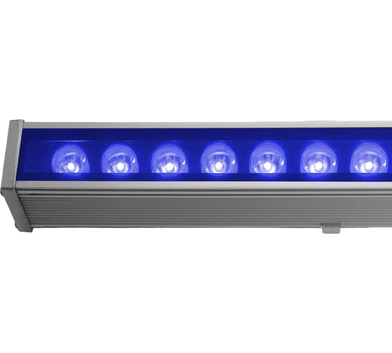 Светодиодный линейный прожектор FERON 36LED синий, 1000*40*48, 36W 85-265V 51287