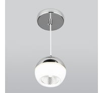 Накладной светильник Elektrostandard DLS023 белый хром a047803