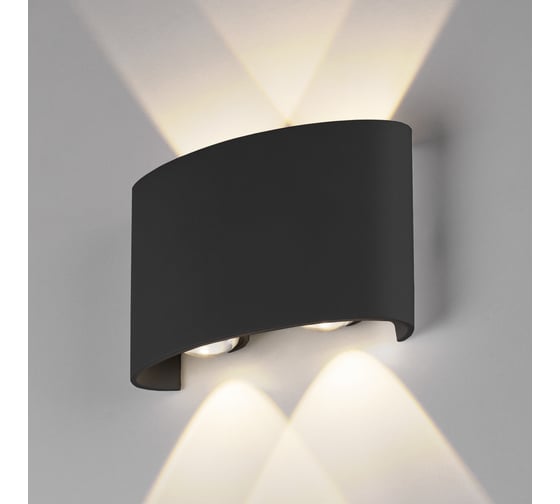 Садово-парковый светильник Elektrostandard 1555 TECHNO LED со светодиодами TWINKY DOUBLE чёрный a049672