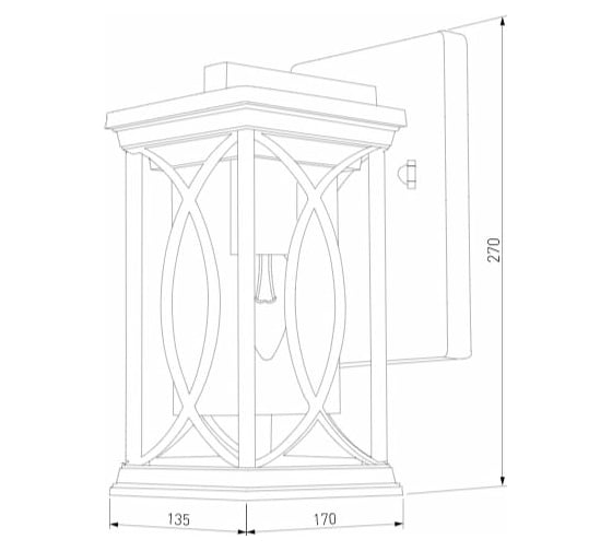 Садово-парковый светильник Elektrostandard GL 1026D Spica кофе a048174