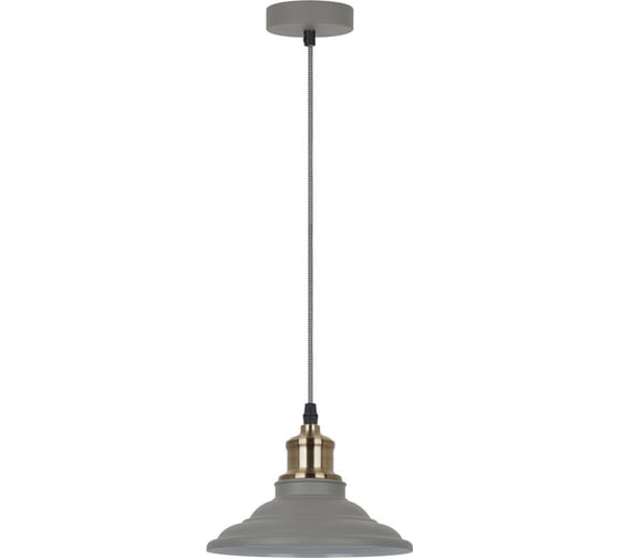 Подвесной светильник Camelion, PL-600 C68 серый + стар медь LOFT, 1х E27, 40Вт, 230В, металл 13415 1